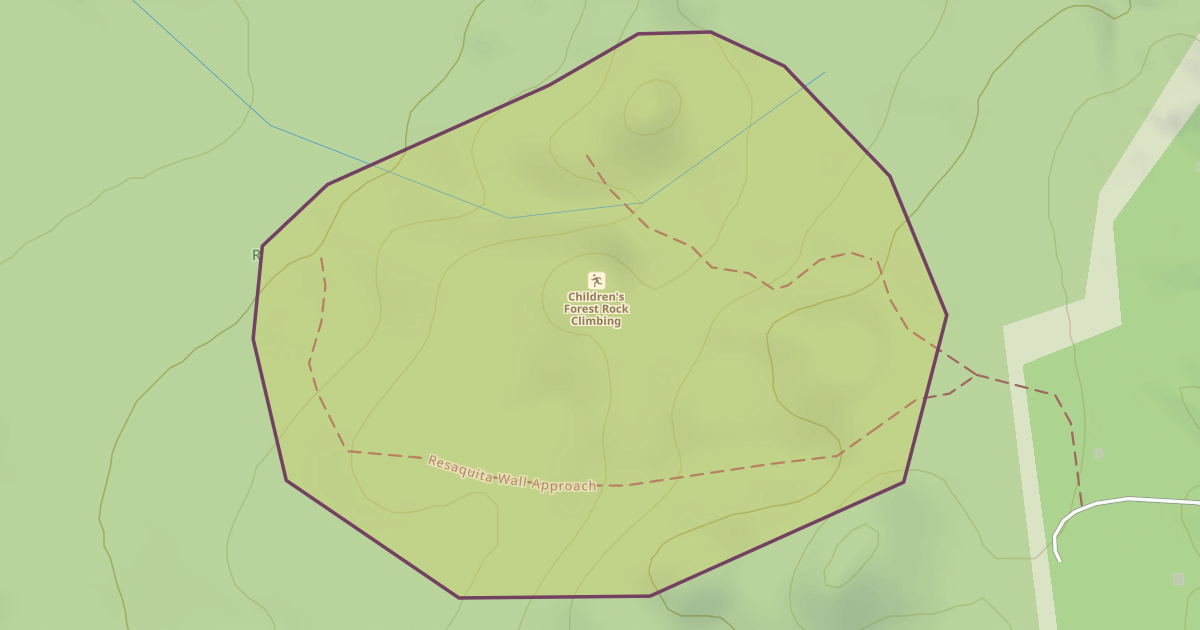 Map preview of Children's Forest Rock Climbing