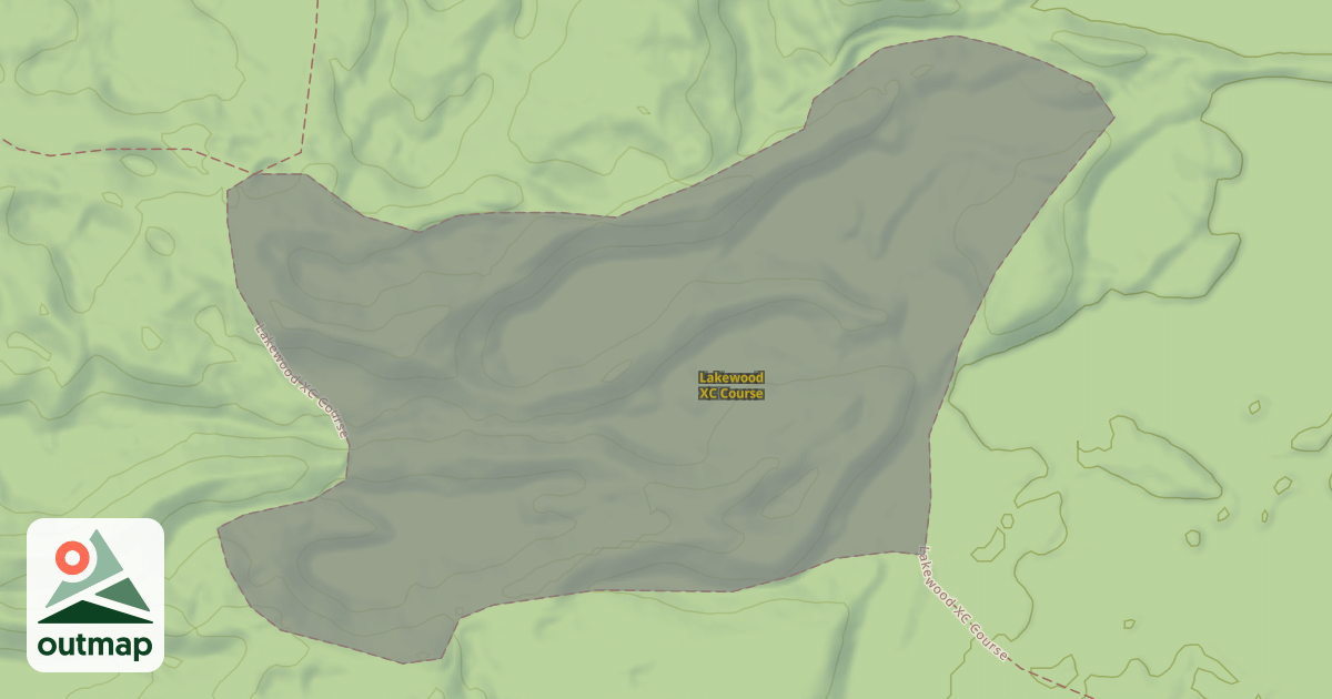 Map of Lakewood XC Course