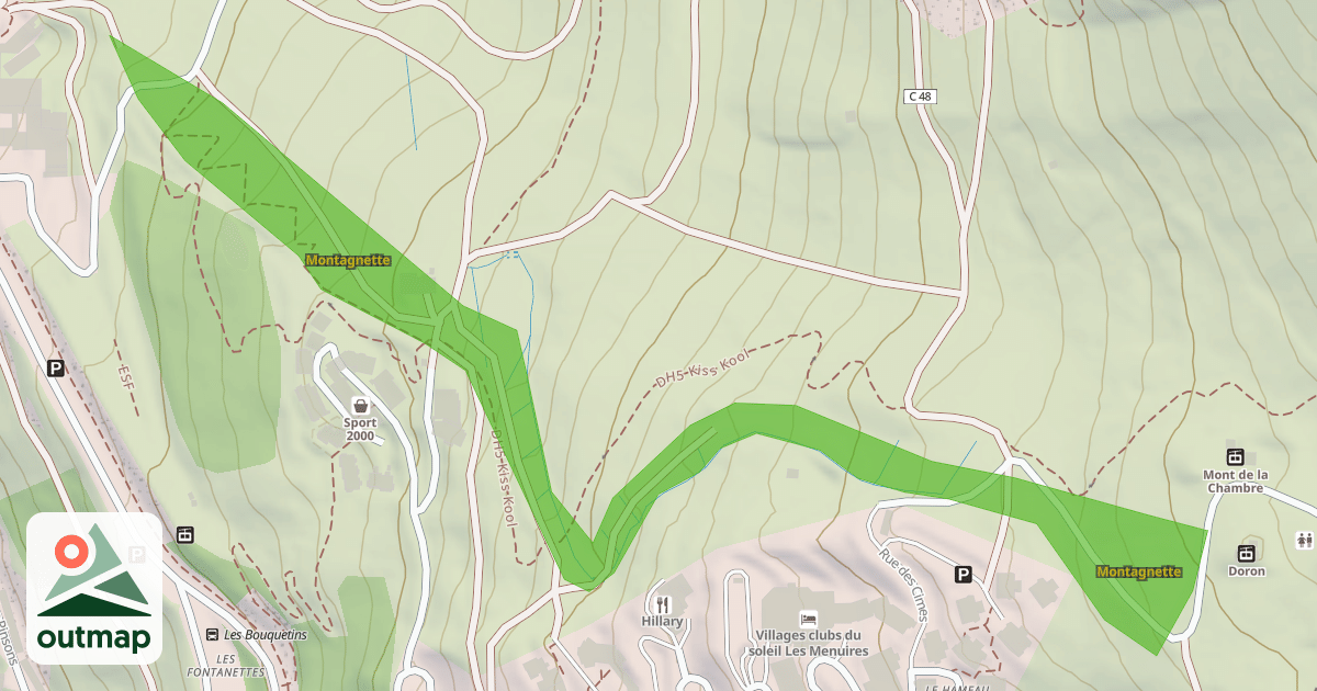 Map of Montagnette