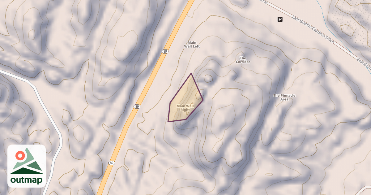 Map of Main Wall Right