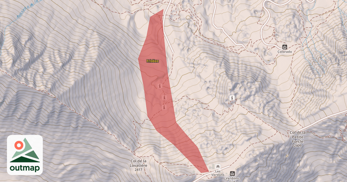 Map of Frisbee