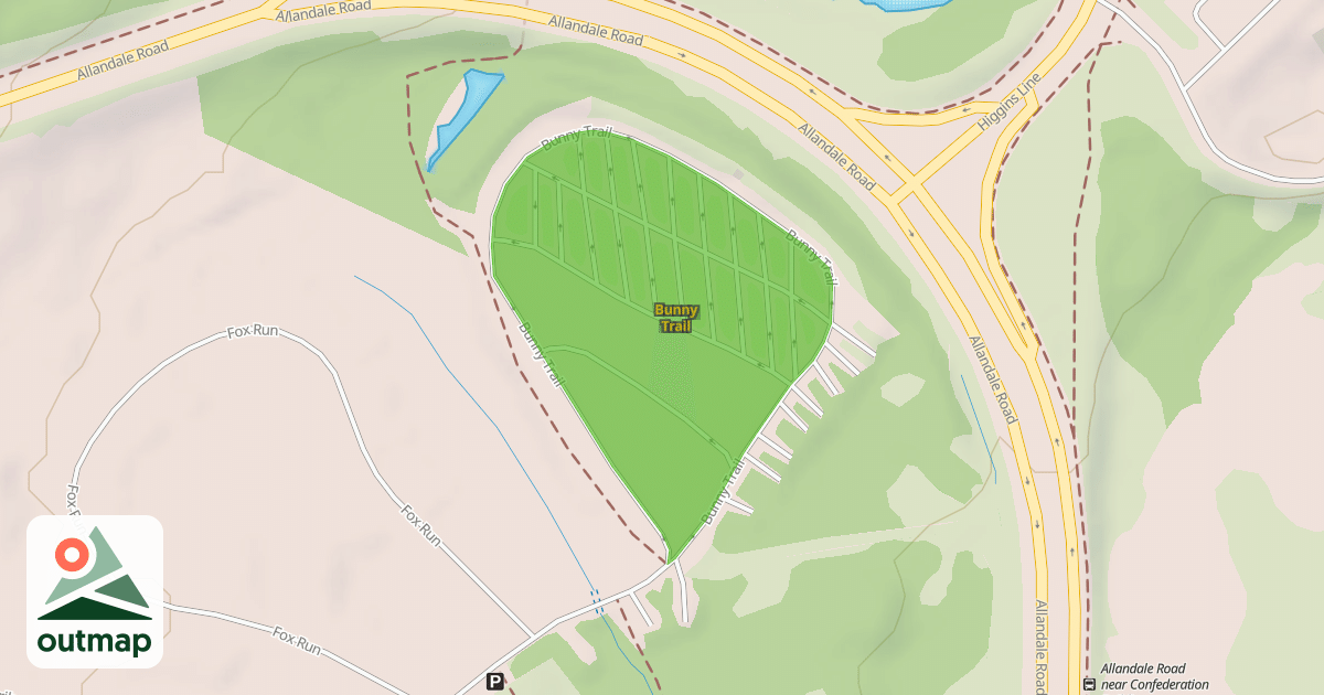 Map of Bunny Trail