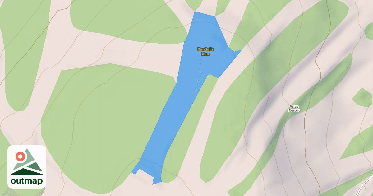 Map of Randal's Run