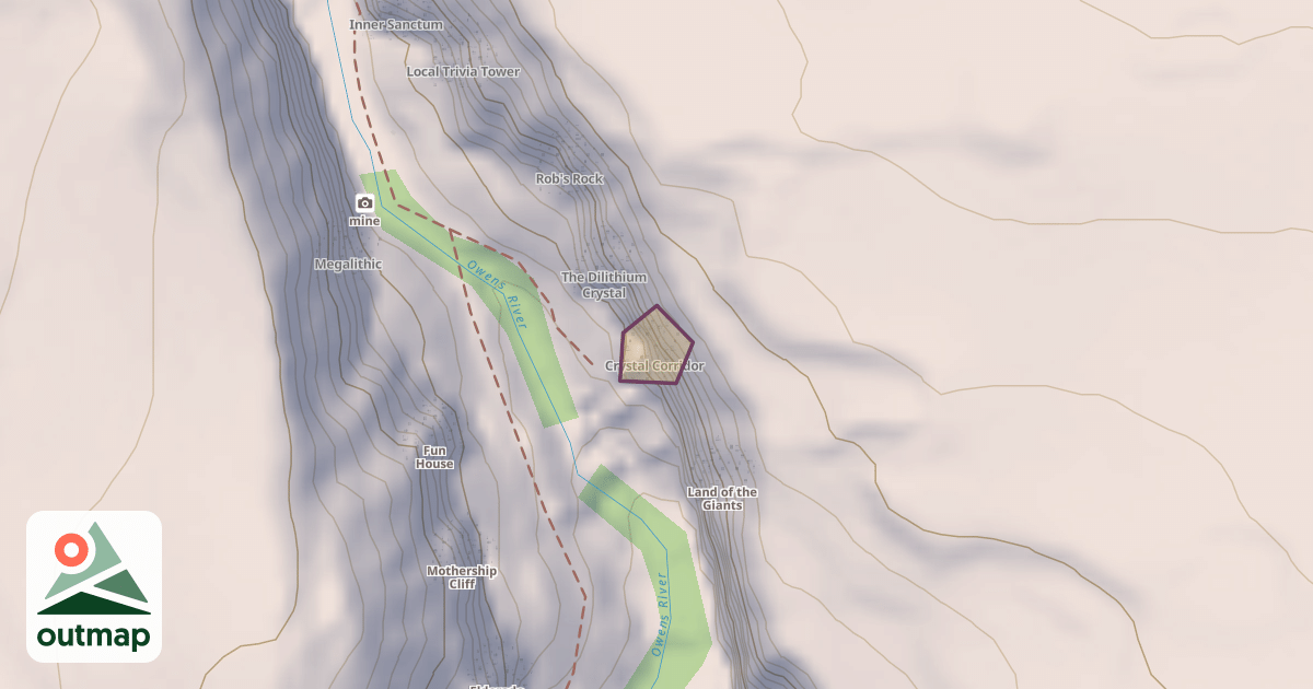 Map of Crystal Corridor