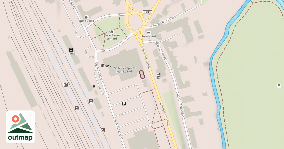 Map of Climbing Gym