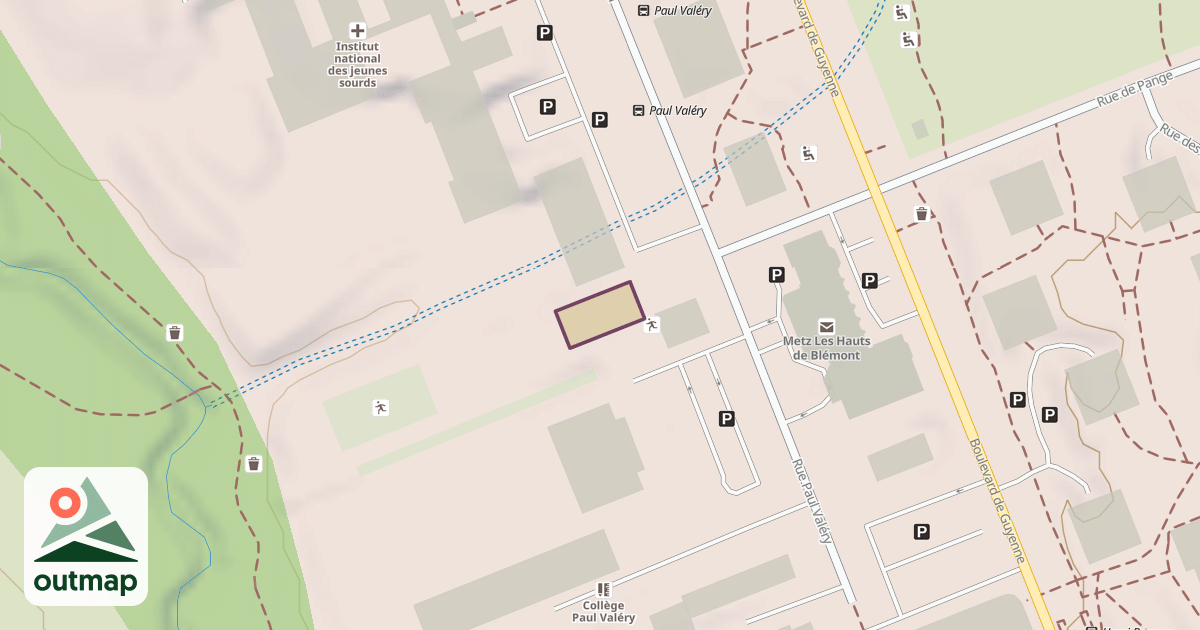 Map of Climbing Gym
