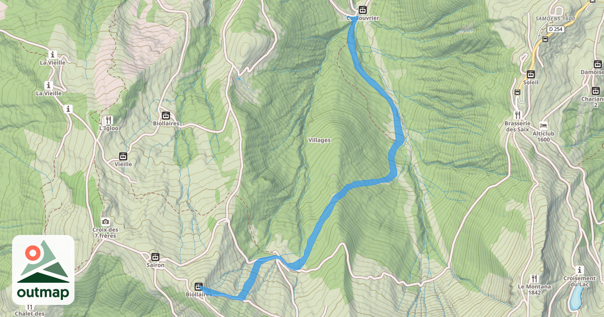 Map of Paccoty