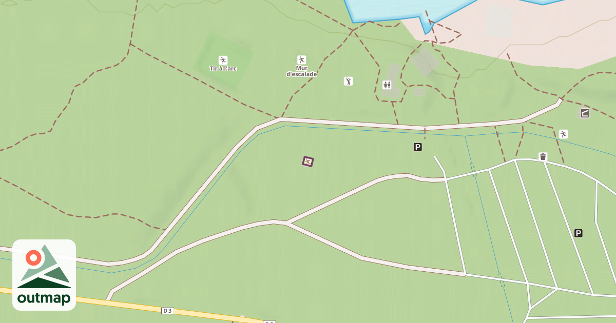 Map of Climbing Site