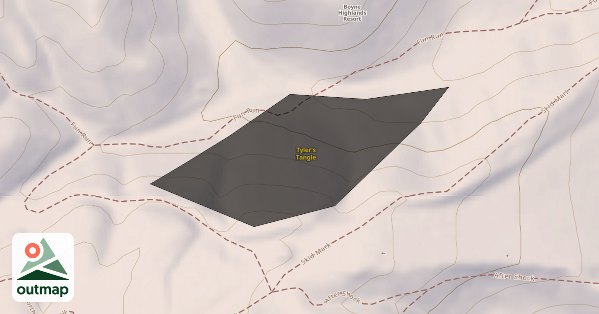 Map of Tyler's Tangle