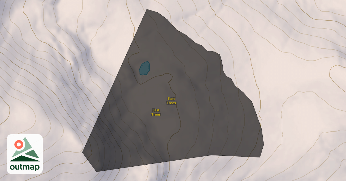 Map of East Trees