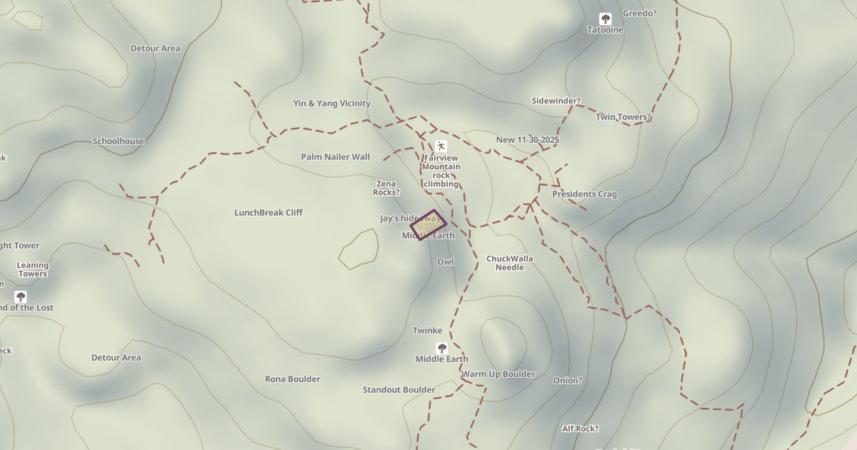 Map preview of Middle Earth