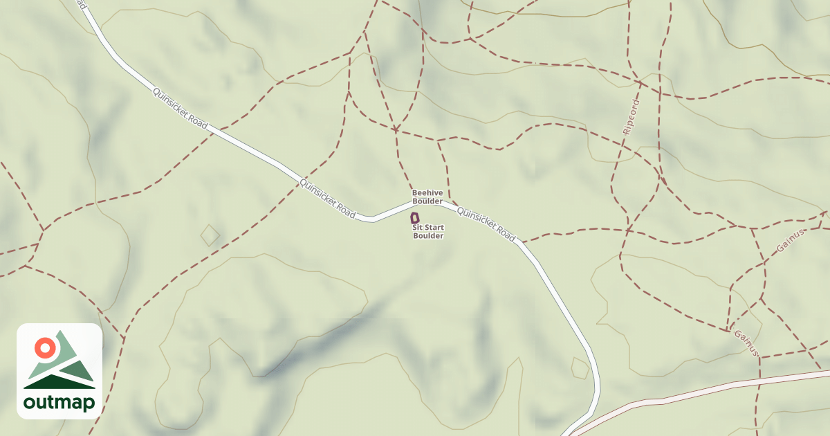 Map of Shin Buster Boulder