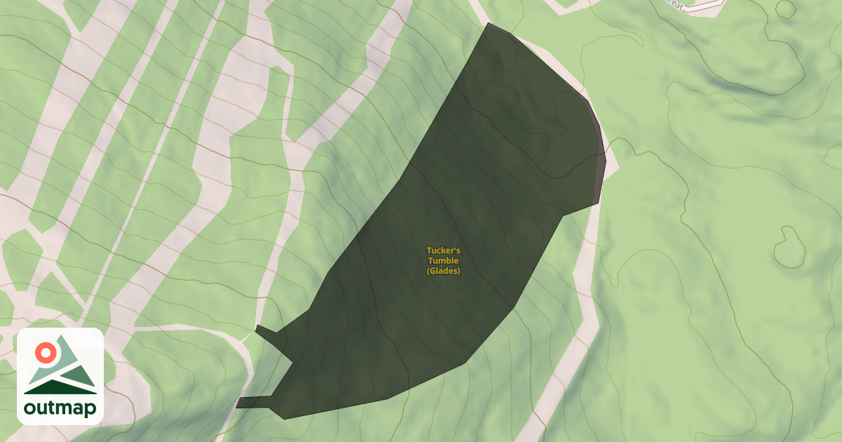 Map of Tucker's Tumble (Glades)