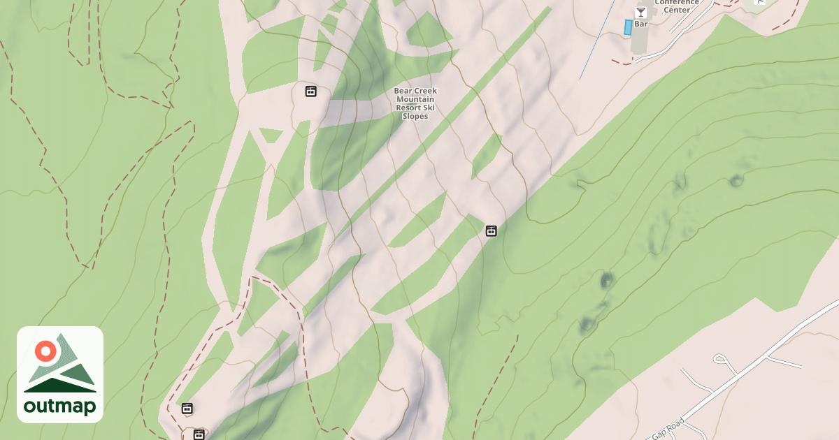 Map of Cascade Park
