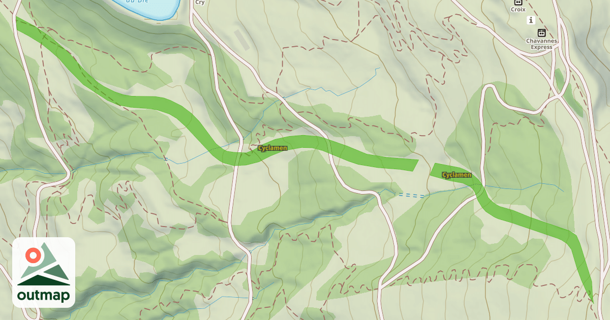Map of Cyclamen