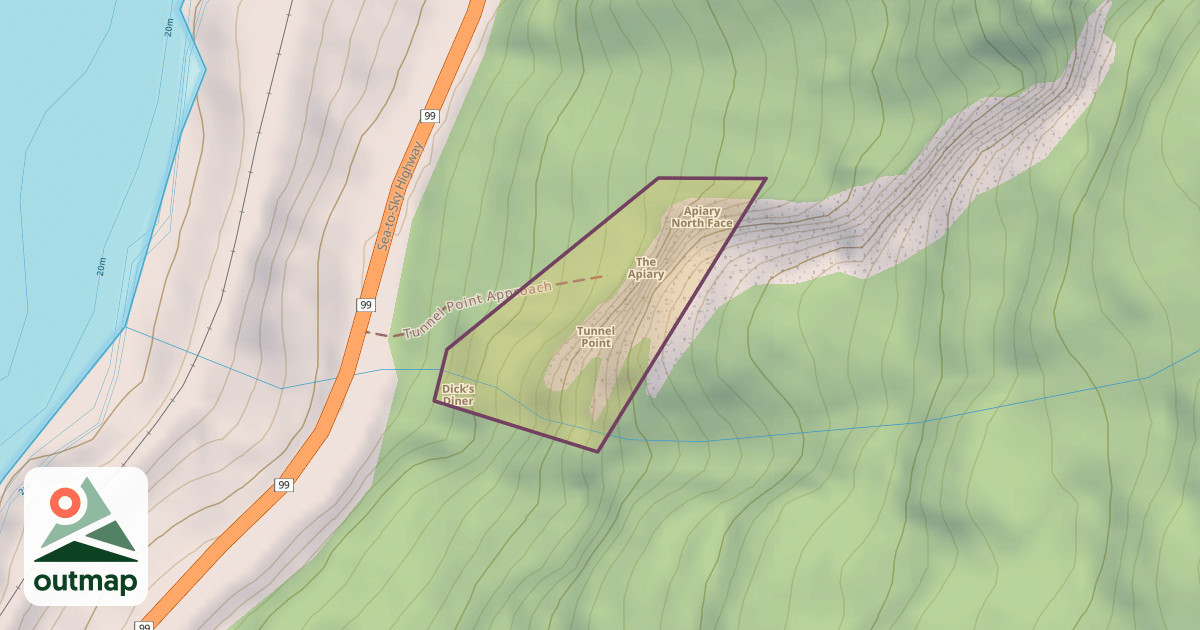 Map of Tunnel Point