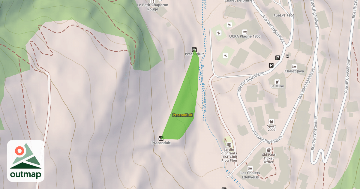 Map of Praconduit
