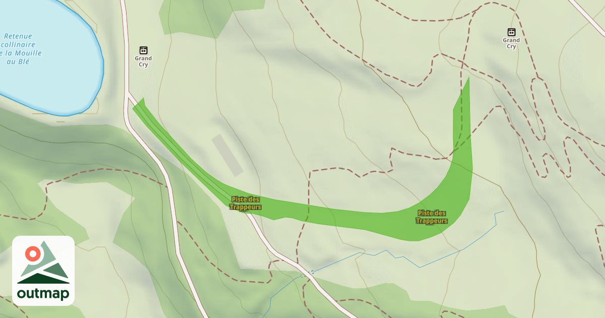 Map of Piste des Trappeurs