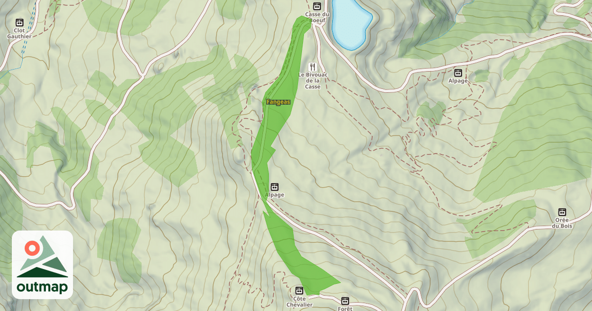 Map of Fangeas
