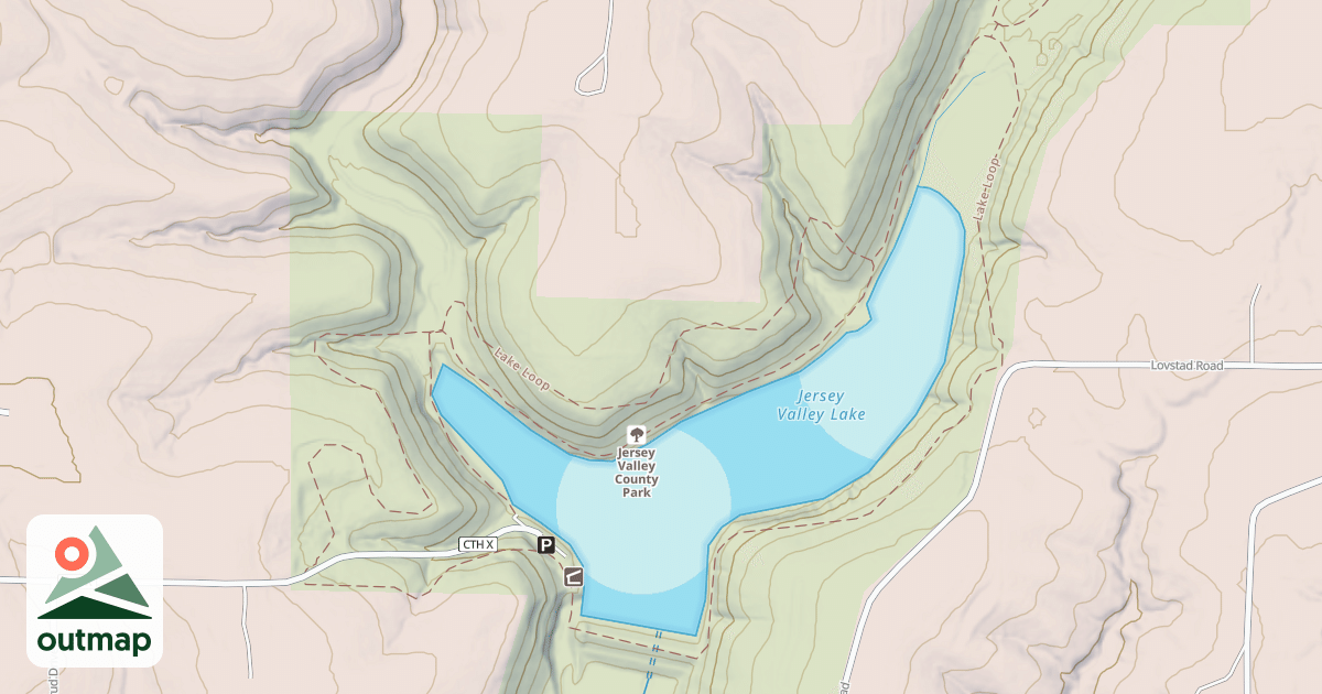 Map of Lake Loop