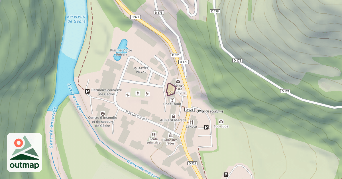 Map of Salle d'escalade