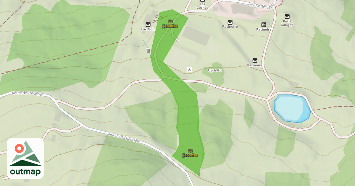 Map of La Jaccotaz