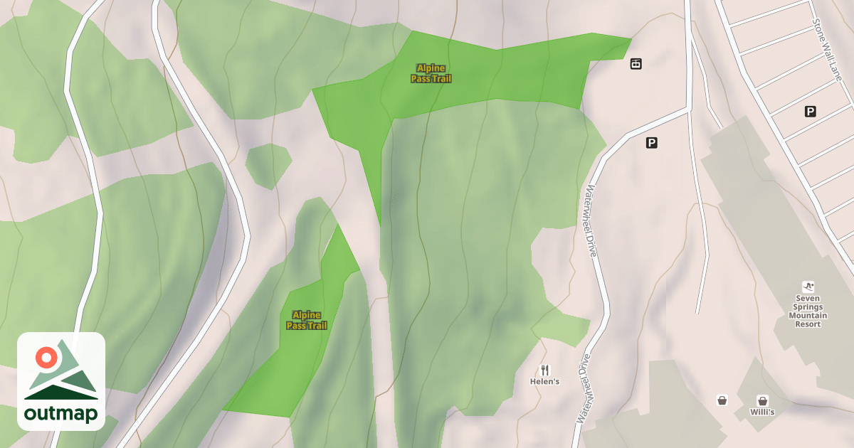 Map of Alpine Pass Trail