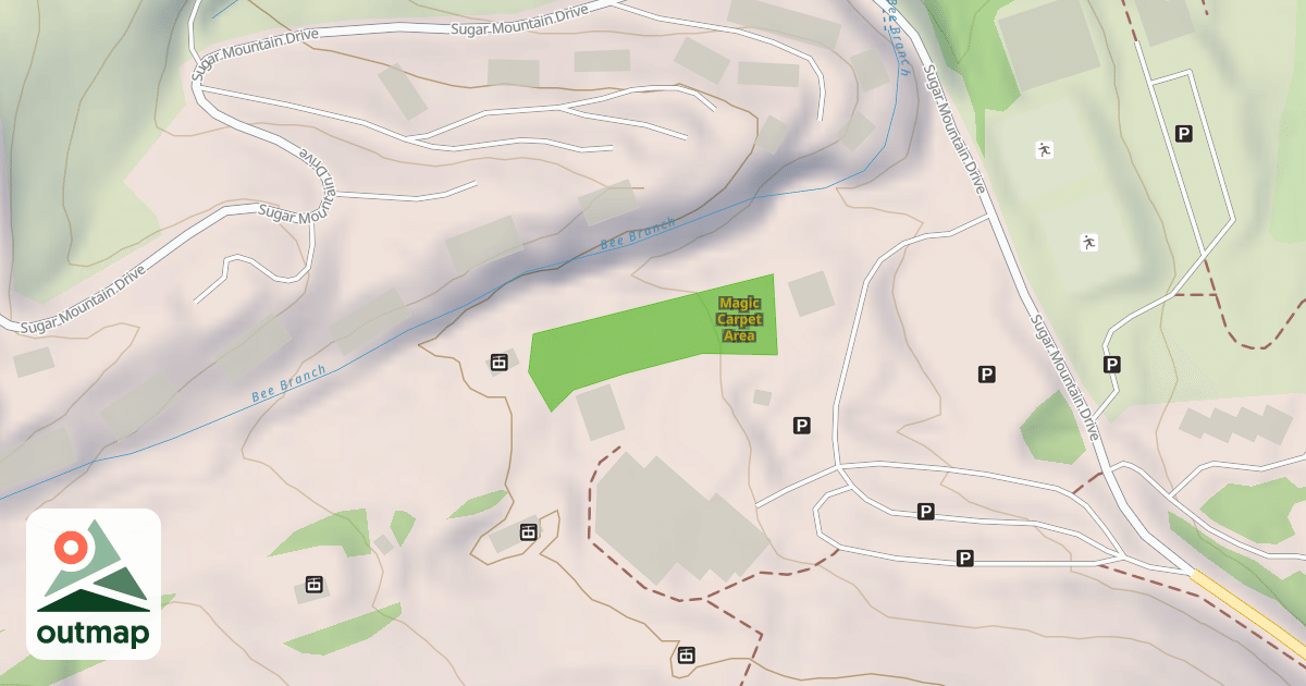 Map of Magic Carpet Area