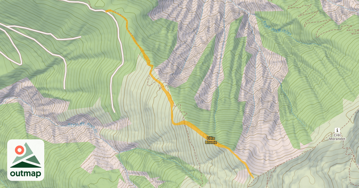 Map of Côte Brume