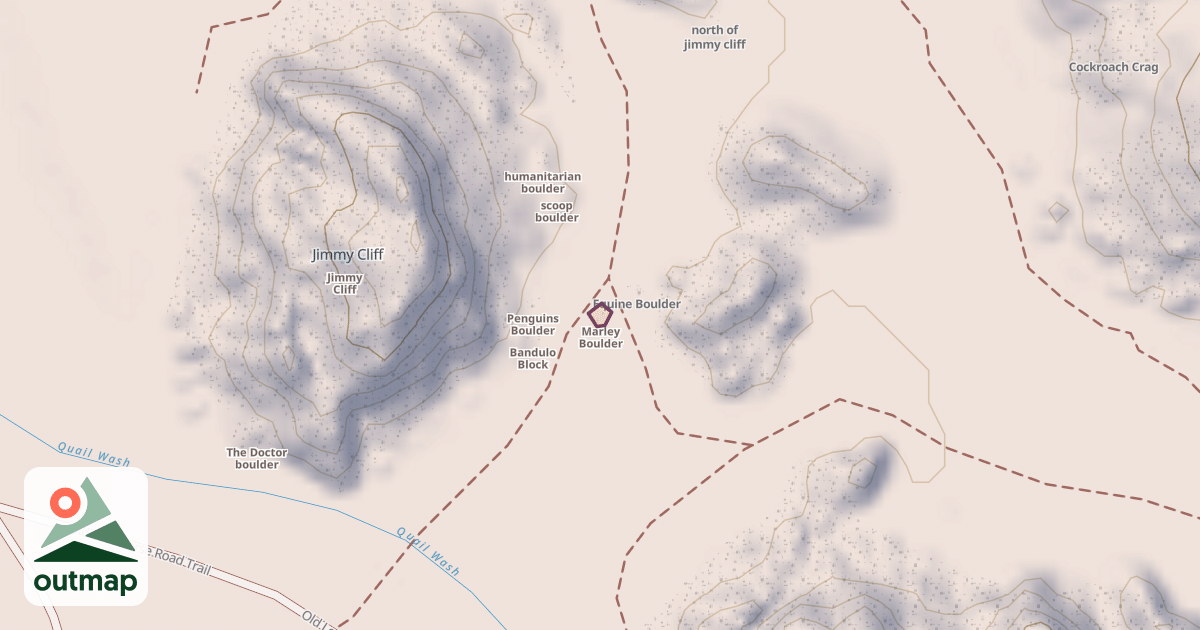 Map of Marley Boulder