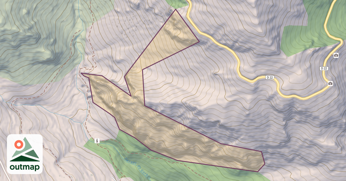 Map of Climbing Site