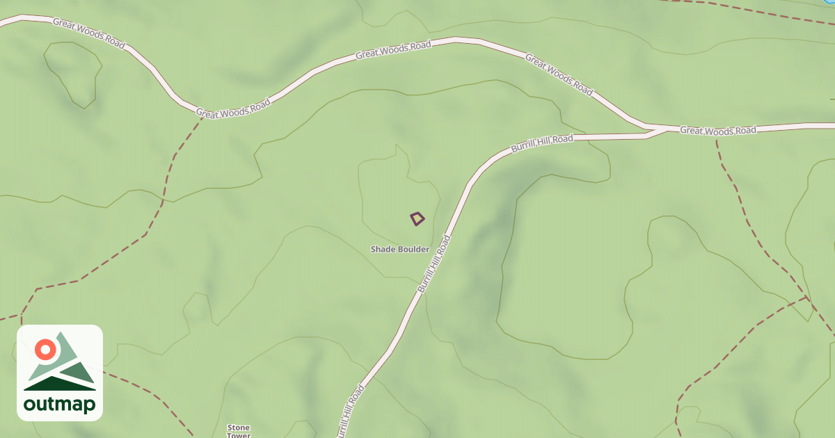 Map of Climbing Boulder