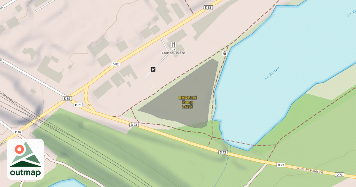 Map of BMX Park Pump Track