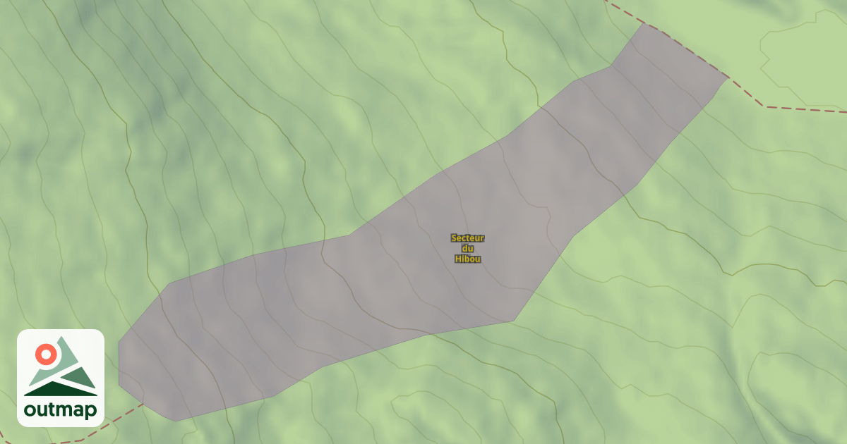 Map of Secteur du Hibou
