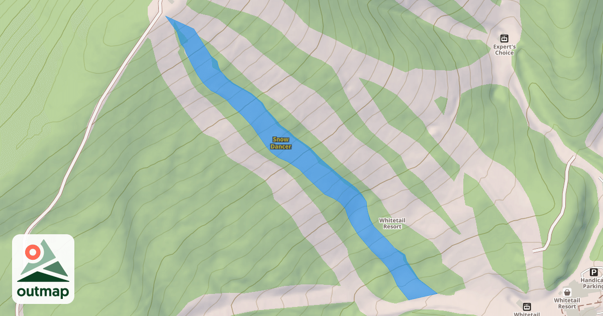Map of Snow Dancer