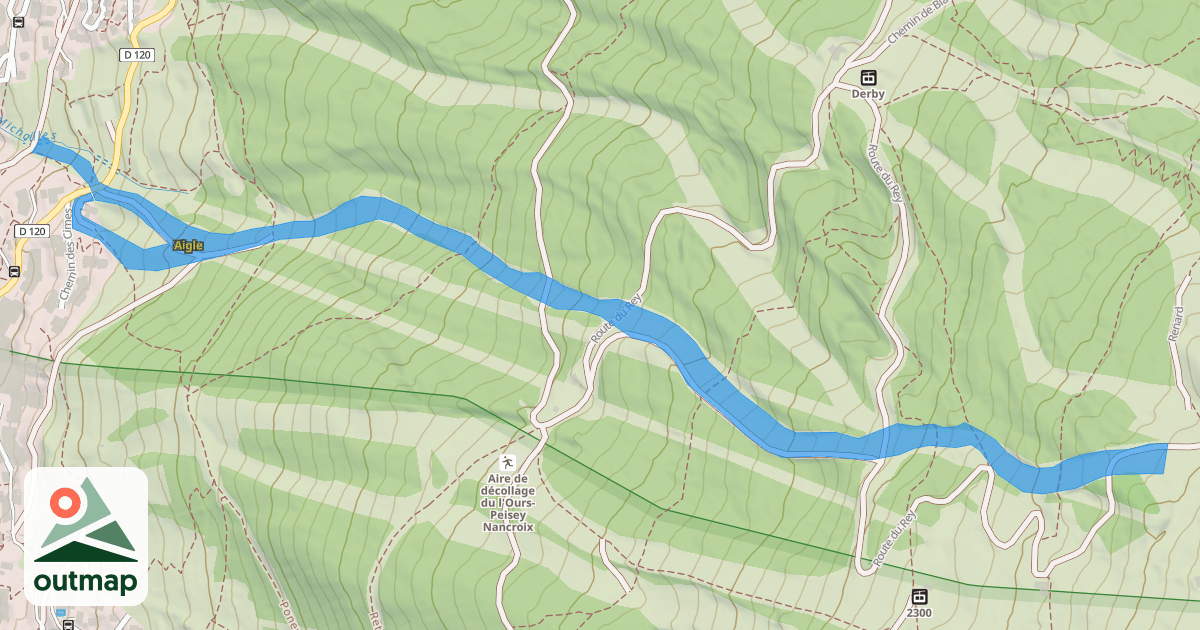 Map of Aigle