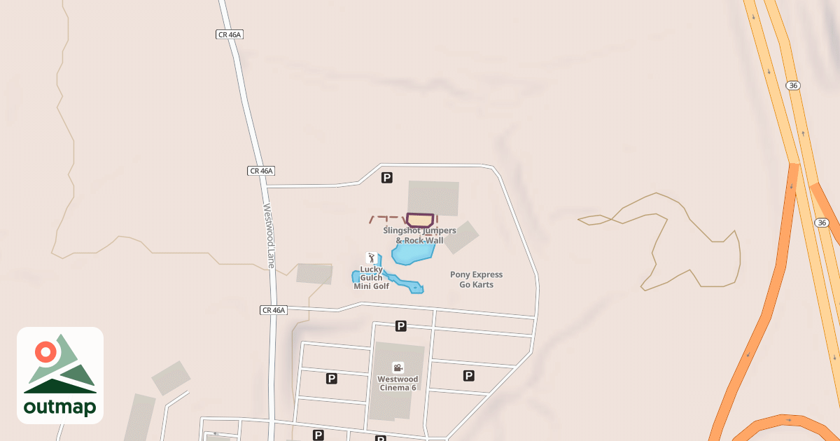 Map of Slingshot Jumpers & Rock Wall in Washington