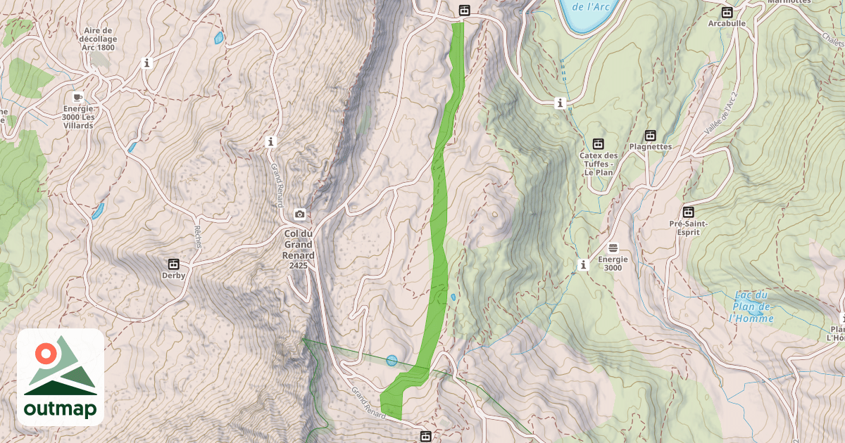 Map of Plan-Vert