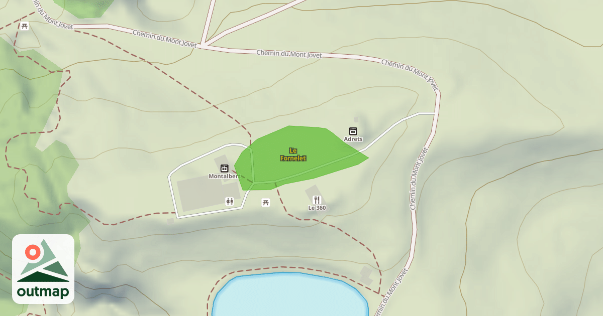 Map of Le Fornelet
