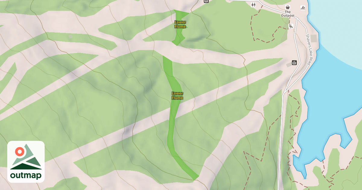 Map of Lower Flume