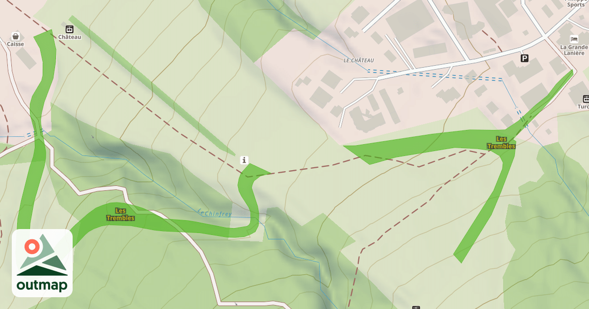Map of Les Trembles