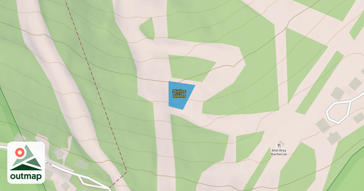 Map of Skyline Glades
