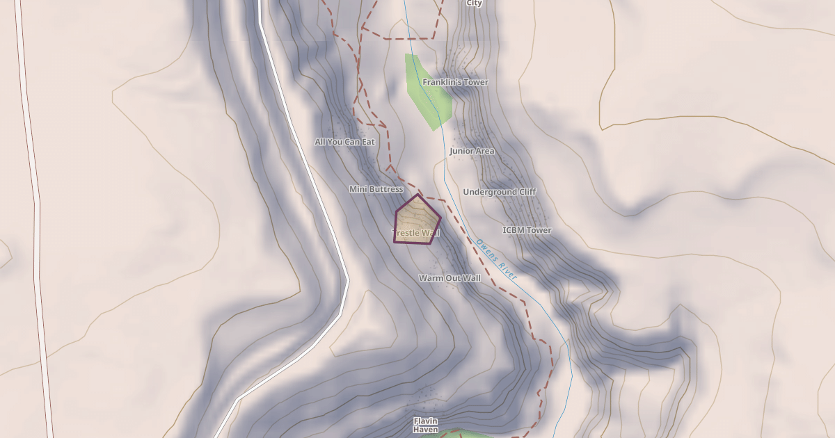 Map preview of Trestle Wall