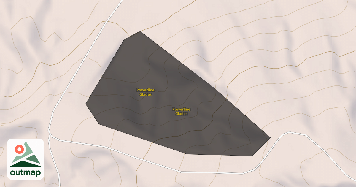 Map of Powerline Glades