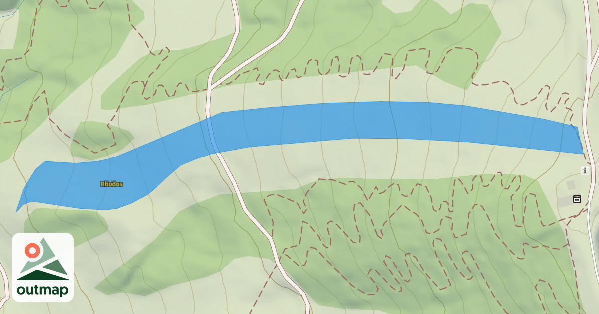 Map of Rhodos