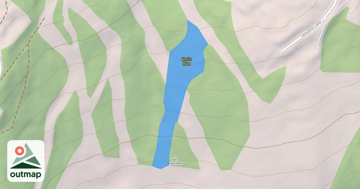 Map of Mel's Run