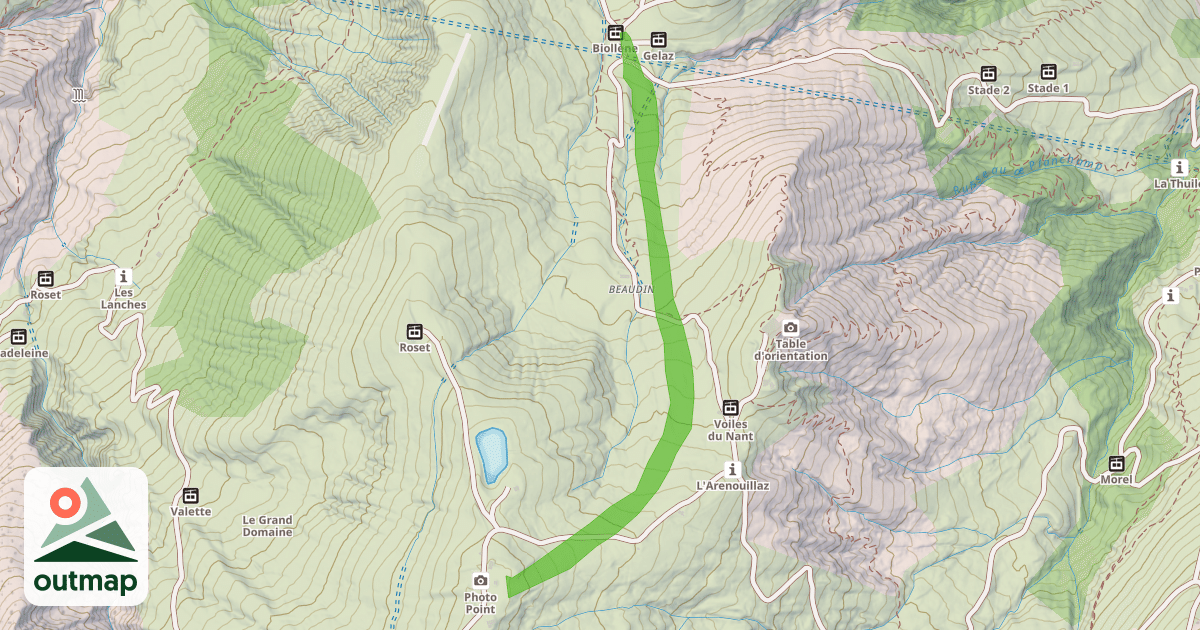 Map of Combe du Beaudin