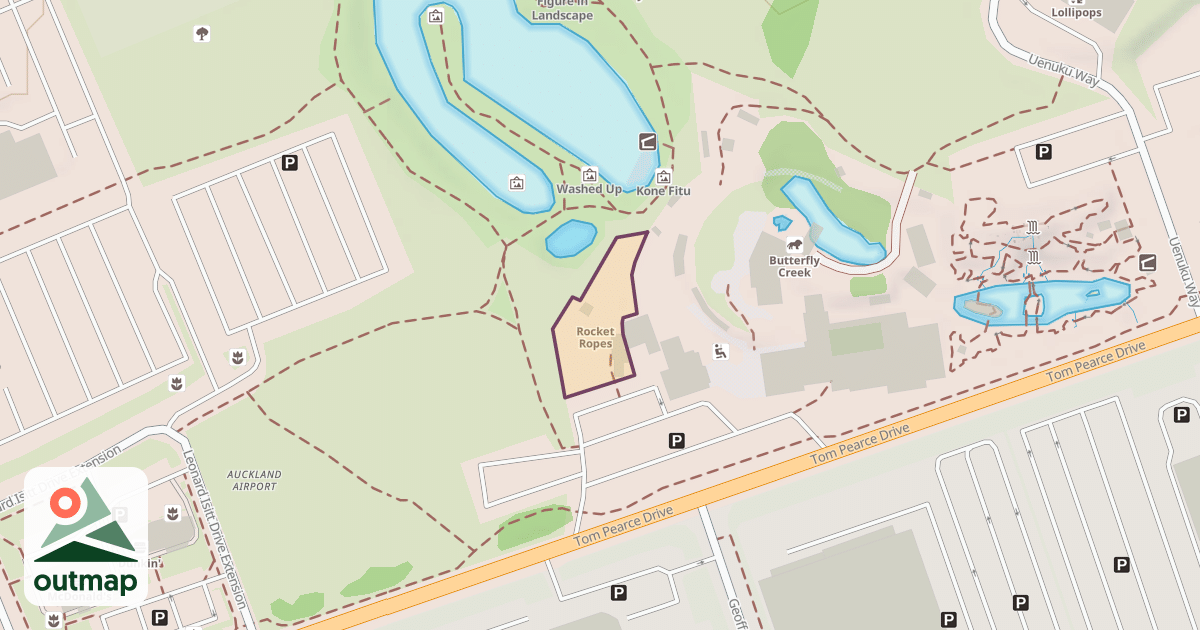 Map of Rocket Ropes