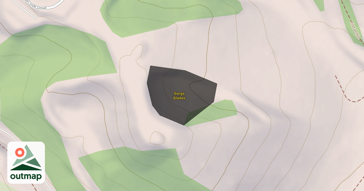 Map of Gorge Glades