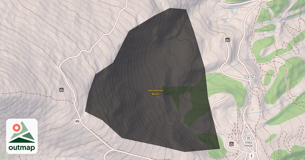 Map of Horseshoe Bowl